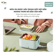 Hộp cơm cắm điện Bear 2 ngăn SB-HC12L