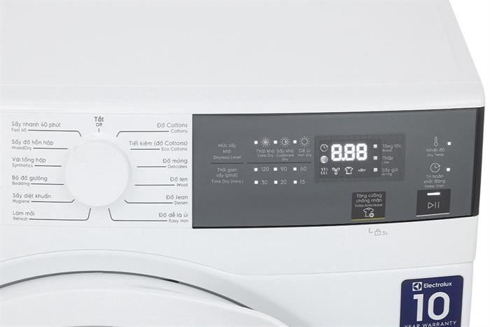Máy sấy thông hơi Electrolux UltimateCare 9 kg EDV904H3WC
