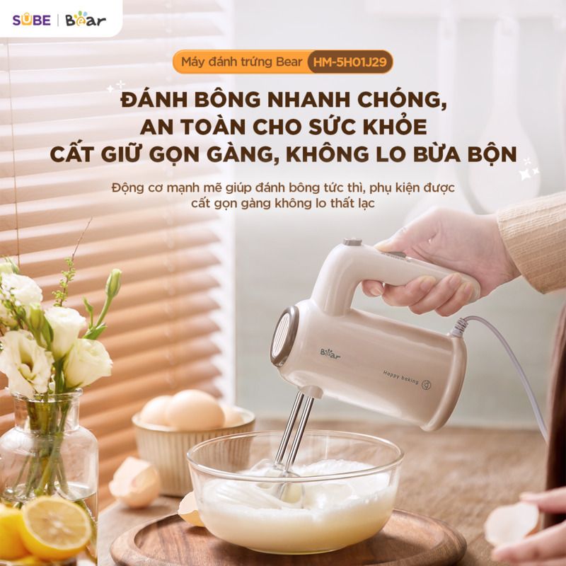 Máy đánh trứng Bear HM-5H01J29