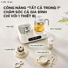Máy đun nước hâm sữa tiệt trùng Bear WW-5H12V78