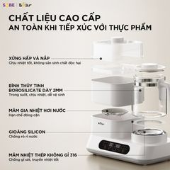 Máy đun nước hâm sữa tiệt trùng Bear WW-5H12V78