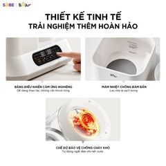 Máy đun nước hâm sữa tiệt trùng Bear WW-5H12V78