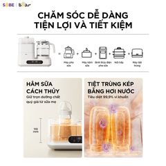 Máy đun nước hâm sữa tiệt trùng Bear WW-5H12V78