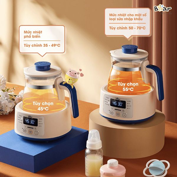 Máy đun và hâm sữa đa năng Bear TNQ-D12D1