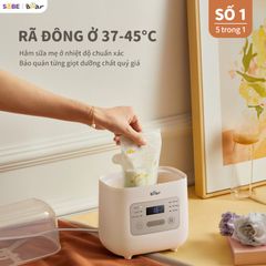 Máy hâm sữa tiệt trùng Bear BW-4H03M