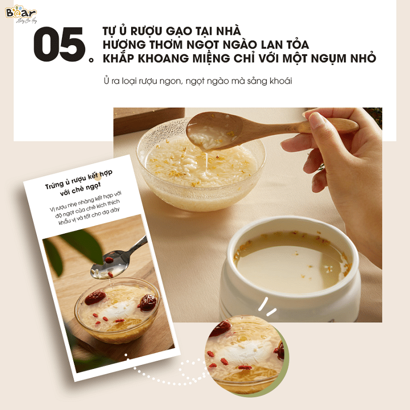 Máy làm sữa chua Bear SB-SC10C