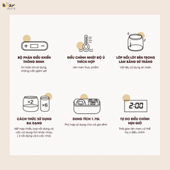 Máy làm sữa chua Bear SB-SC10C