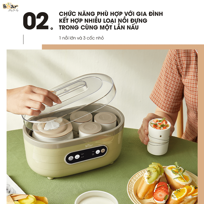 Máy làm sữa chua Bear SB-SC10C