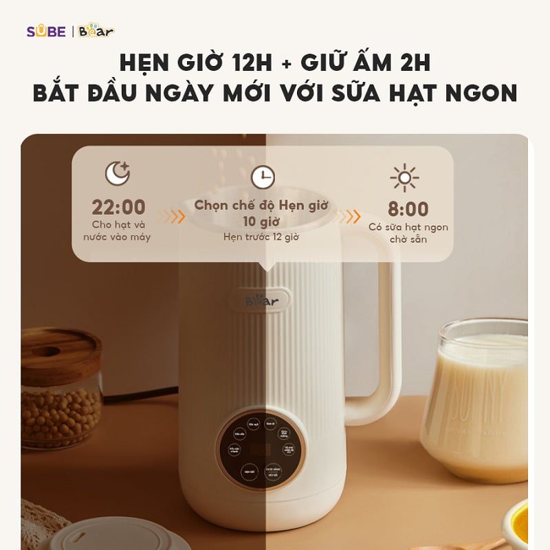 Máy làm sữa hạt Bear 0.6L SB-SH06C