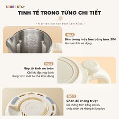 Máy làm sữa hạt Bear 0.6L SB-SH06C