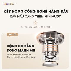Máy làm sữa hạt Bear 0.6L SB-SH06C