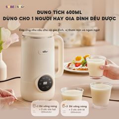 Máy làm sữa hạt Bear 0.6L SB-SH06C