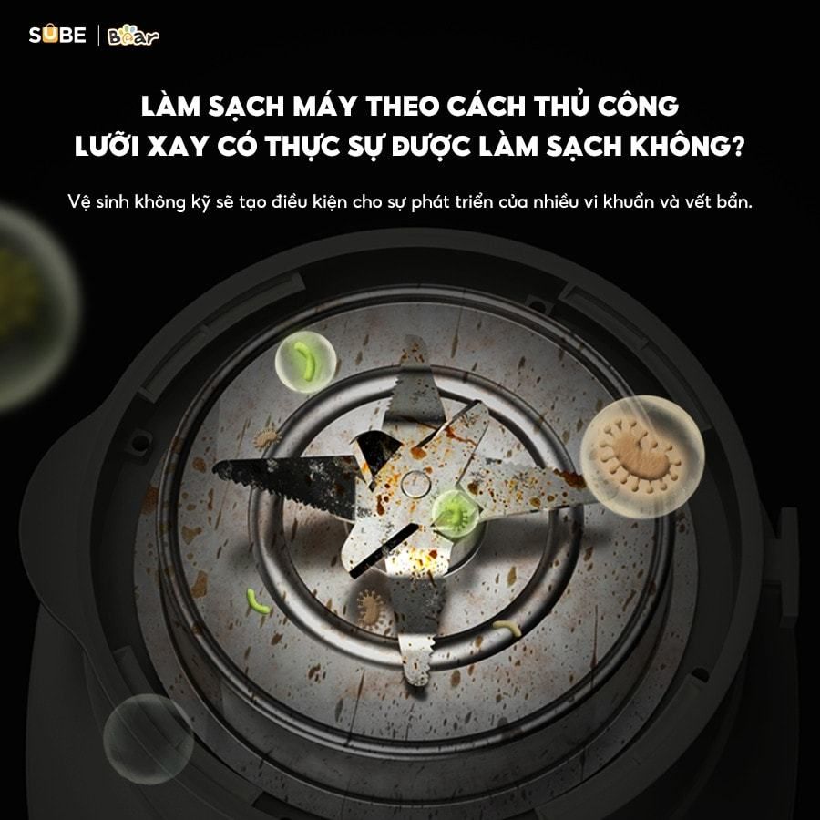 Máy làm sữa hạt Bear 1,75L SB-SH17V