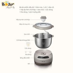 Máy trộn bột Bear 7L DM-B70V1