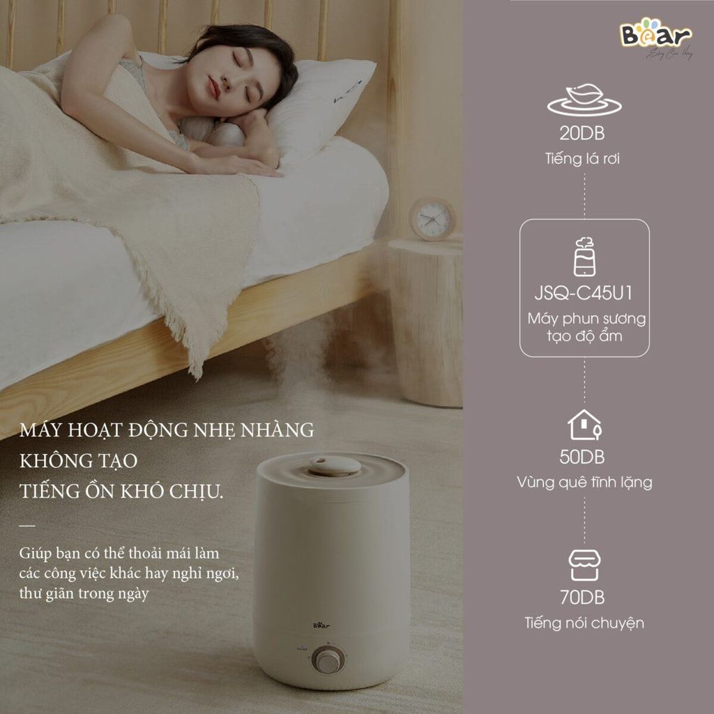 Máy phun sương tạo độ ẩm Bear JSQ-C45U1