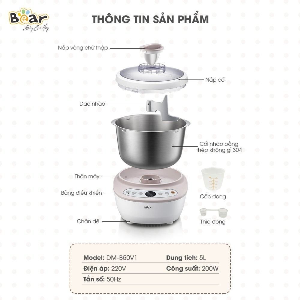Máy trộn bột Bear 5L DM-B50V1