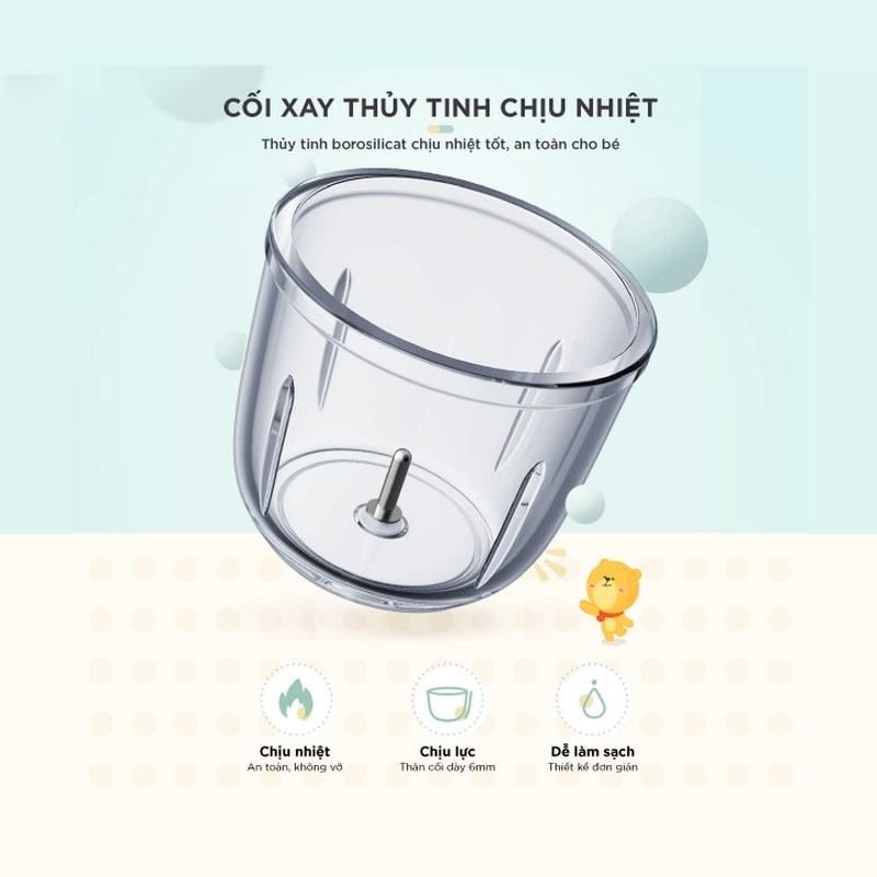Máy xay ăn dặm Bear 0,6L GR-B06V1
