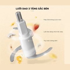 Máy xay ăn dặm Bear 0,6L GR-B06V1