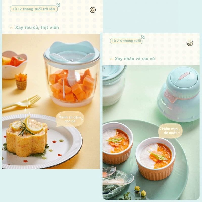 Máy xay ăn dặm Bear 0,6L GR-B06V1