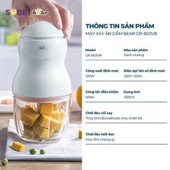Máy xay ăn dặm Bear 0.3L GR-B03V8