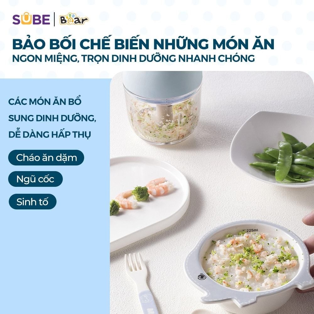 Máy xay ăn dặm Bear 0.3L GR-B03V8