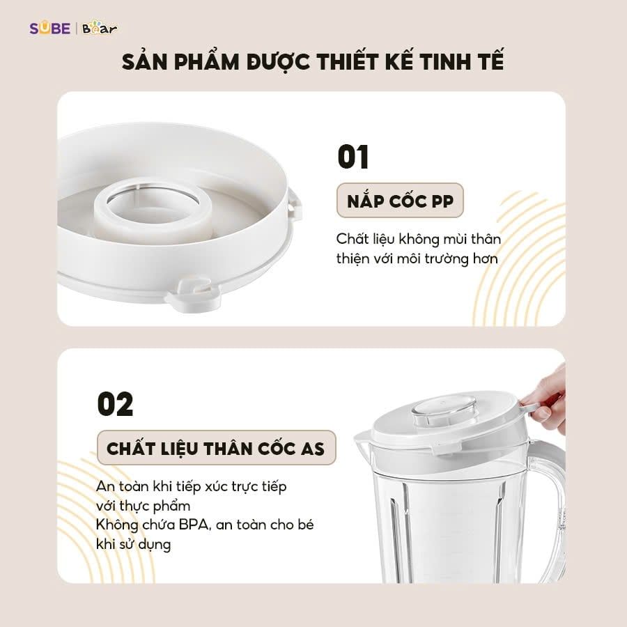 Máy xay sinh tố Bear SB-MX15L