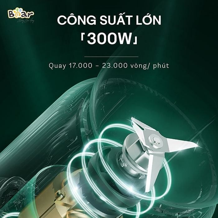 Máy xay sinh tố Bear 3 cối đa năng BL-B10V2 (Bản Quốc Tế)