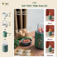 Máy xay sinh tố Bear 3 cối đa năng BL-B10V2 (Bản Quốc Tế)
