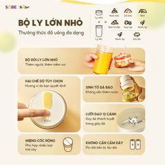 Máy xay sinh tố cầm tay Bear SB-MX04K