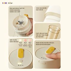 Máy xay sinh tố cầm tay Bear SB-MX04K