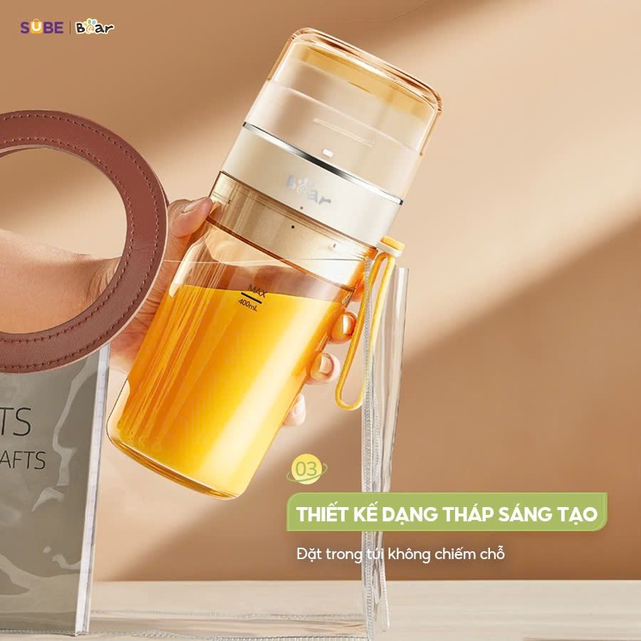 Máy xay sinh tố cầm tay Bear SB-MX04K