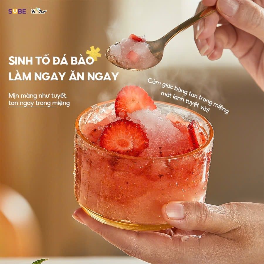 Máy xay sinh tố cầm tay Bear SB-MX04K