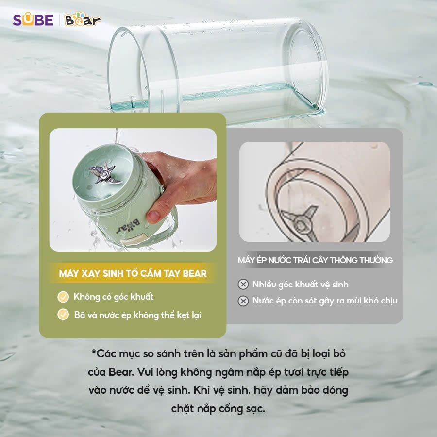 Máy xay sinh tố cầm tay Bear SB-MX04X