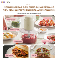 Máy xay thịt Bear 1.8L CH-5H03E33