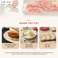 Máy xay thịt Bear 1.8L CH-5H03E33