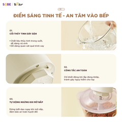 Máy xay thịt Bear 1.8L CH-5H03E33