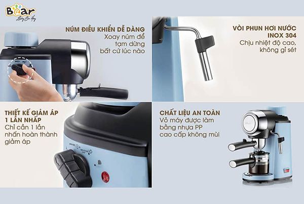 Máy pha cà phê Espresso Bear CF-B02V1