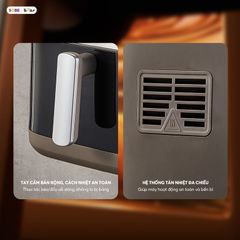 Nồi chiên không dầu Bear 6L AF-5H20J75