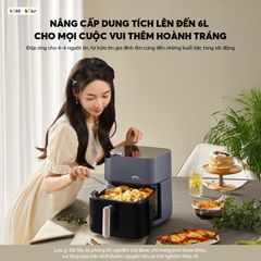 Nồi chiên không dầu Bear 6L AF-5H19I45