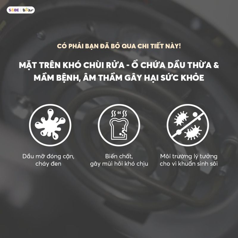 Nồi chiên không dầu Bear 6L AF-5H19I45