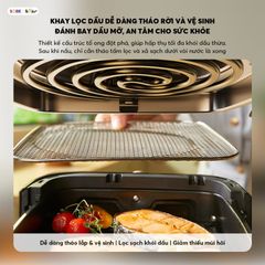 Nồi chiên không dầu Bear 6L AF-5H19I45