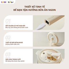 Nồi điện đa năng Bear 1.6L MC- 4H16F