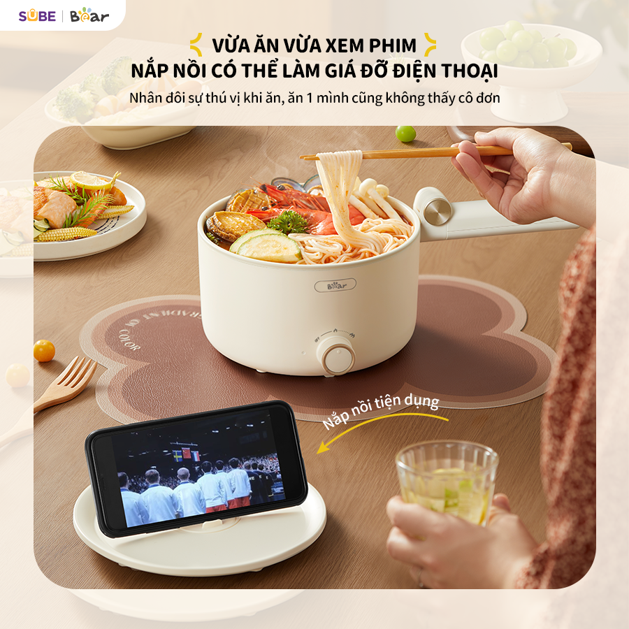 Nồi điện đa năng Bear MC-4H16G