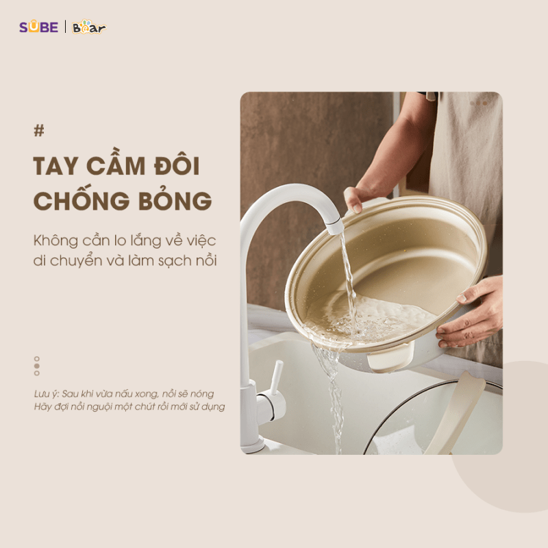 Nồi lẩu điện Bear 5L SB-NL05F