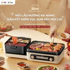 Nồi lẩu nướng đa năng Bear GR-5H22R83