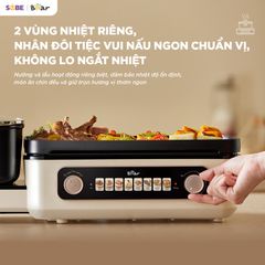 Nồi lẩu nướng đa năng Bear GR-5H22R83