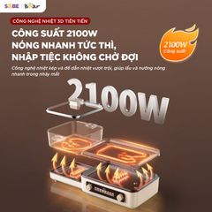 Nồi lẩu nướng đa năng Bear GR-5H22R83