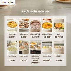 Nồi nấu chậm Bear 2.5L SC-5H25M34