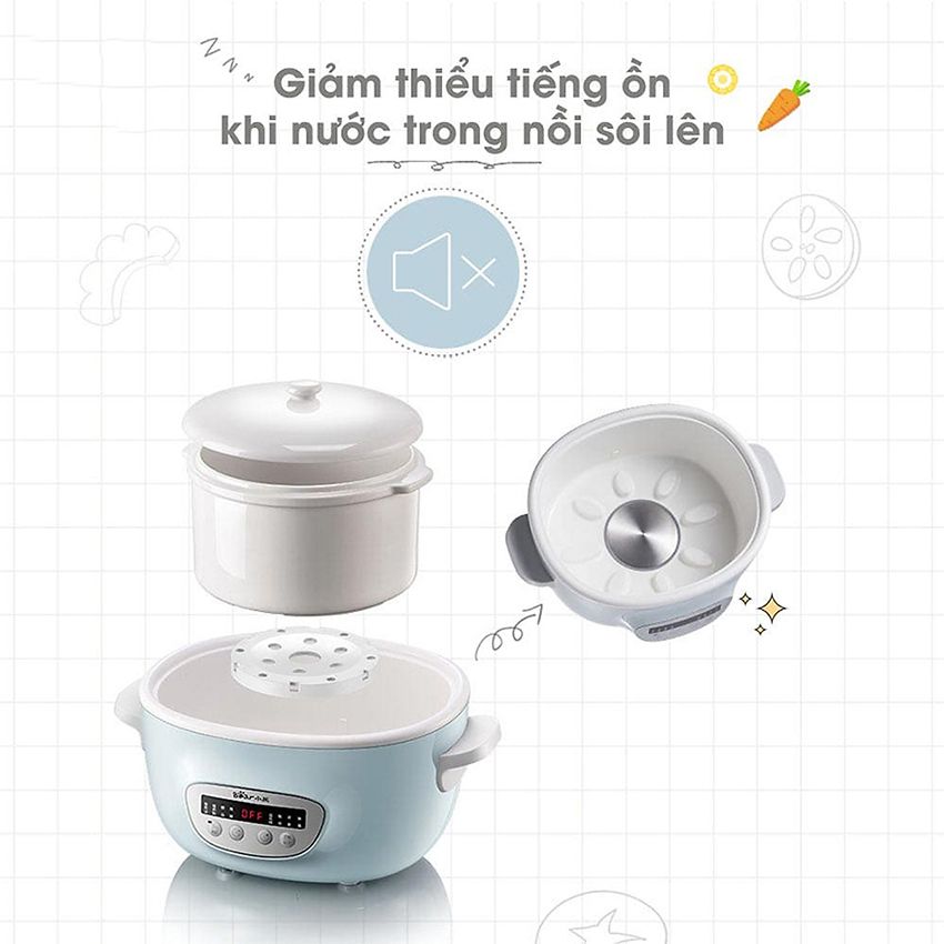 Nồi nấu chậm Bear 2.5L SUBE003
