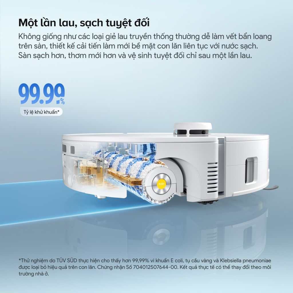 Robot hút bụi lau nhà Roborock Qrevo Curv 2 Flow